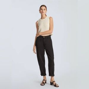 EVERLANE The Relaxed Chino Pant, black, size 10